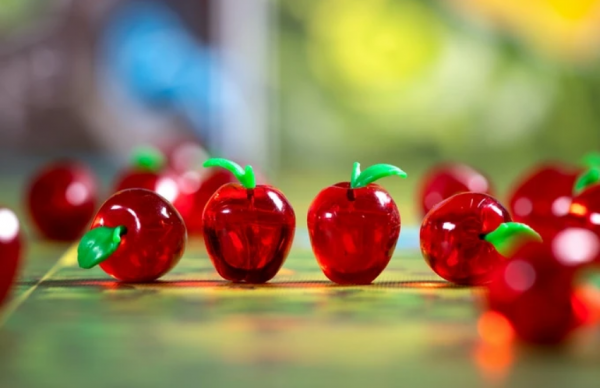 Translucent Plastic 10-pack Resource Tokens: Apple
