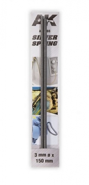 AK-Interactive: Steel Compression Springs - Silver (3mm)