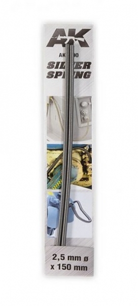 AK-Interactive: Steel Compression Springs - Silver (2.5mm)