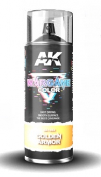 AK-Interactive: AK Sprays (Wargame Colors) - Golden Armor (400ml)