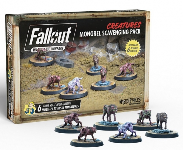 Fallout: Wasteland Warfare - Creatures Mongrel Scavenging Pack