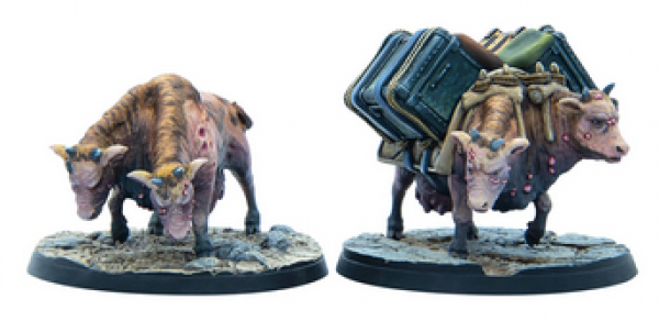 Fallout: Wasteland Warfare - Creatures Brahmin Herd