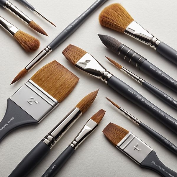 Winsor & Newton: PWC Synthetic Brush Assortment (no display)(72 brushes)