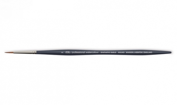 Winsor & Newton: Professional Water Color Synthetic Brush - Round #2