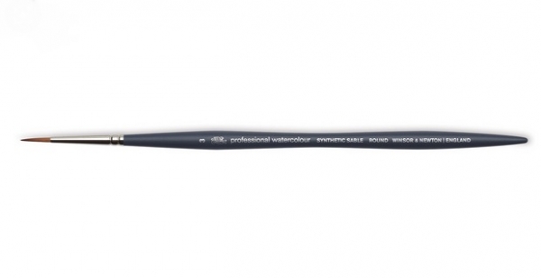Winsor & Newton: Professional Water Color Synthetic Brush - Round #3