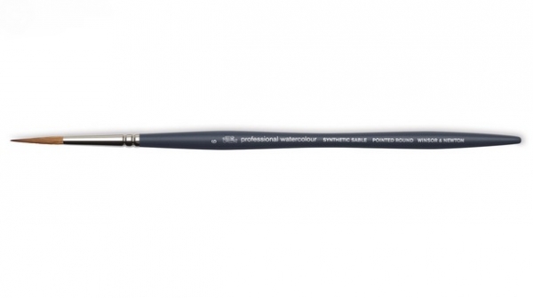 Winsor & Newton: Professional Water Color Synthetic Brush - Pointed Round #6