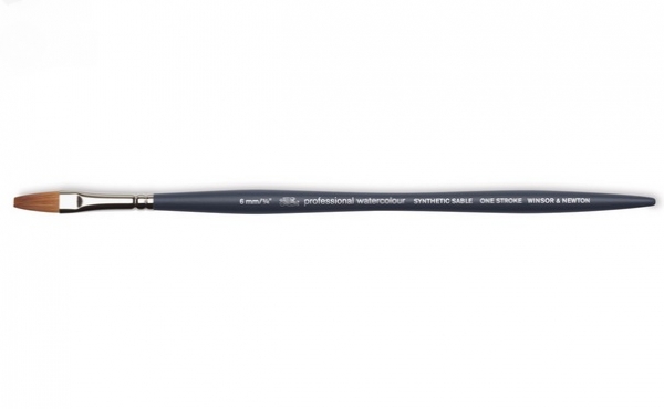 Winsor & Newton: Professional Water Color Synthetic Brush - One Stroke 1/4''
