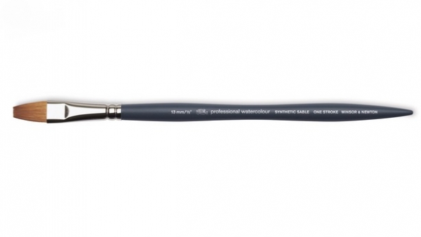 Winsor & Newton: Professional Water Color Synthetic Brush - One Stroke 1/2''