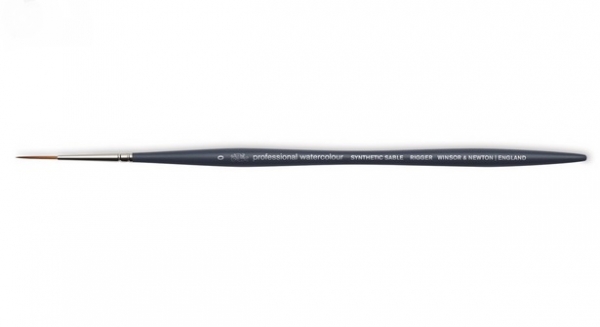 Winsor & Newton: Professional Water Color Synthetic Brush - Rigger #0