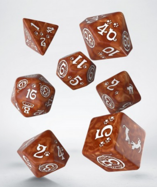 Exotic Dice: Cats Dice Set - Muffin (7)