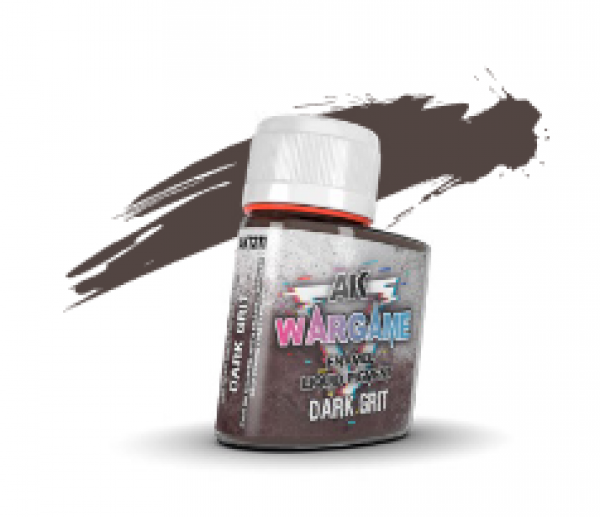 AK-Interactive: Wargame Enamel Liquid Pigments - Dark Grit (35ml)