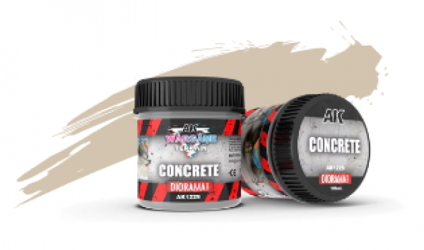 AK-Interactive: Battle Ground Terrain Textures - Concrete (100ml)