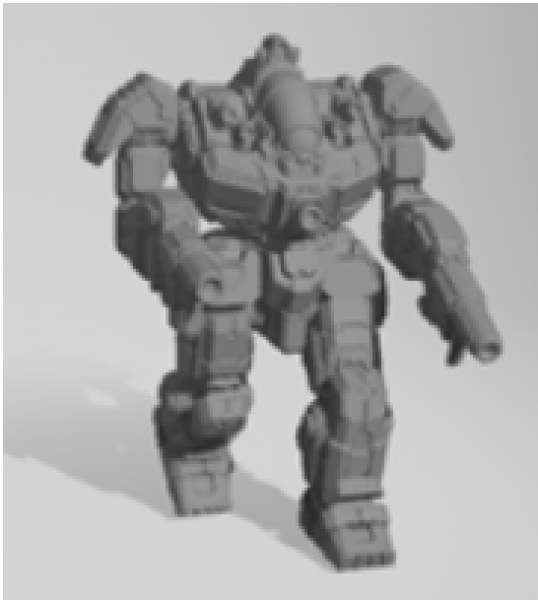 Battletech Miniatures: BattleMaster BLR-1G/1GB Mech – 85 tons – Recognition Guide IlClan Vol 14 