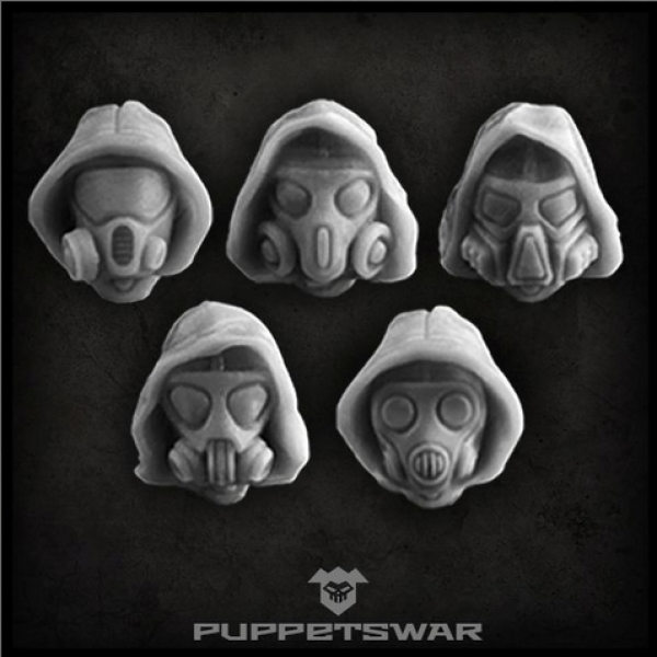 Puppetswar: (Accessory) Stalkers Heads (5)