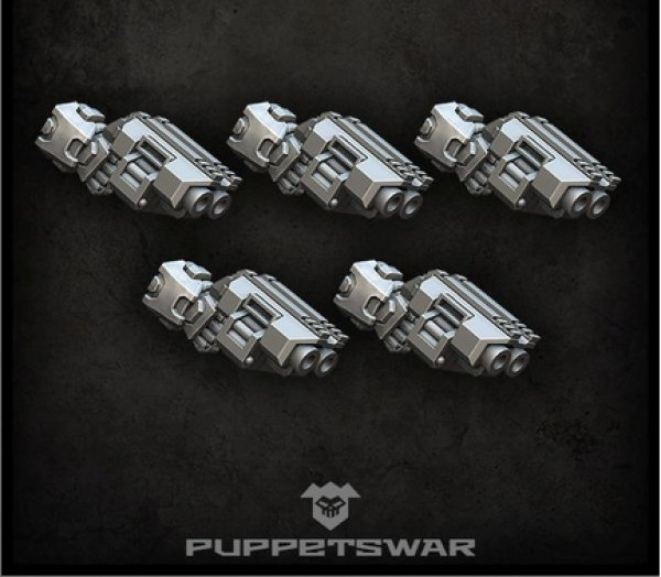 Puppetswar: (Accessory) Assault Handguns (right) (5)