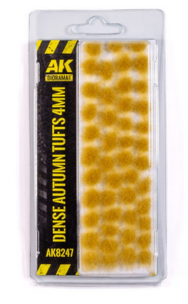 AK-Interactive: Wargame Tufts - Dense Autumn 4mm (new for 2024)