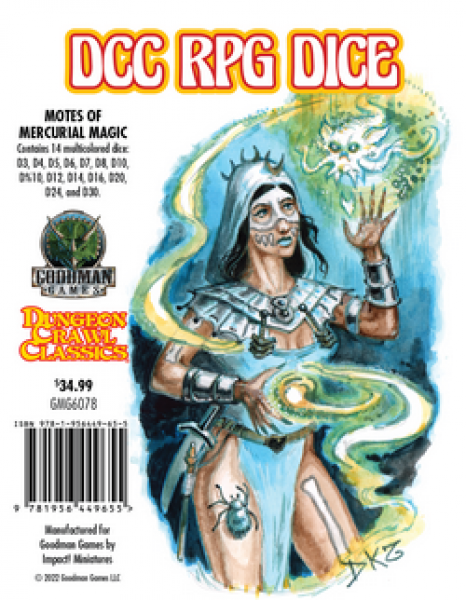 Dungeon Crawl Classics RPG: DCC Dice - Motes of Mercurial Magic