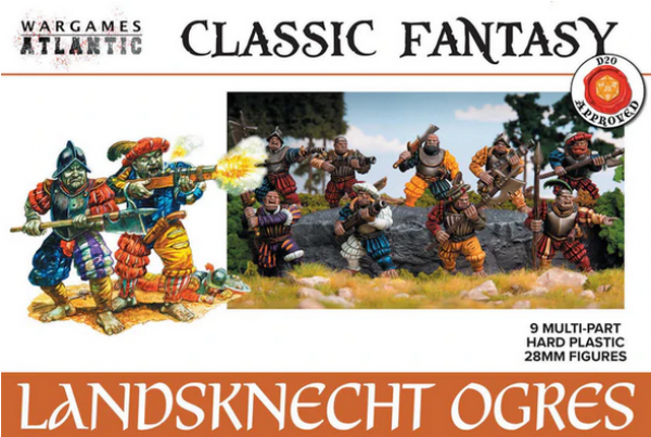 Classic Fantasy:  Landsknecht Ogres (9)