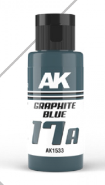 AK-Interactive: DUAL EXO Acrylic Paint - Graphite Blue 17A (60ml)