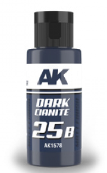 AK-Interactive: DUAL EXO Acrylic Paint - Dark Cianite 25B (60ml)