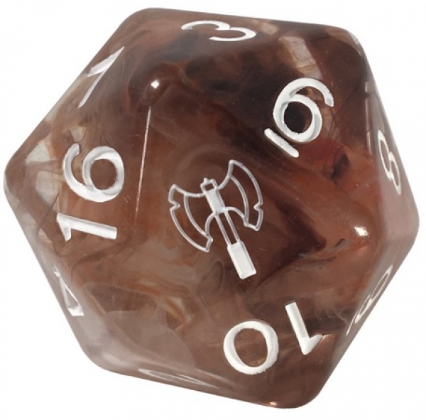 d20 Single: 29mm Diffusion - Barbarian Rage with Symbol (1)
