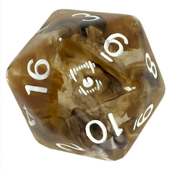 d20 Single: 29mm Diffusion - Werewolfs Bite with Symbol (1)