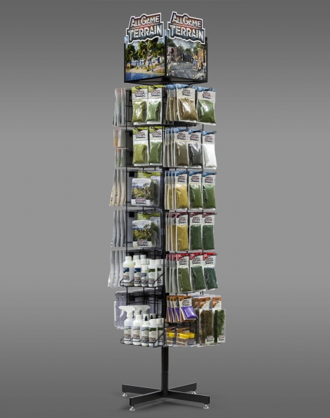 Woodland Scenics: All Game Terrain Merchandiser (Complete) Core Pack