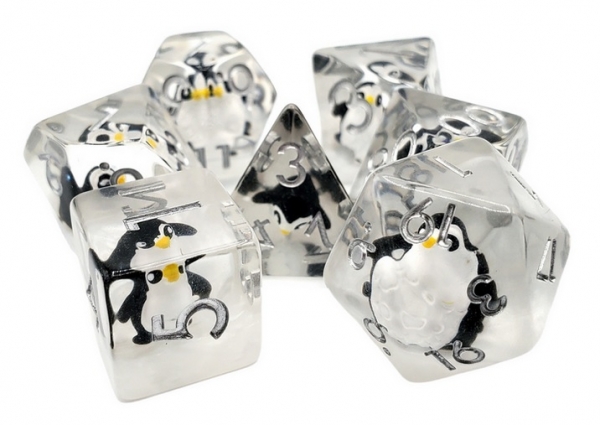 Old School RPG Dice Set: Animal Kingdom - Penguin (7)