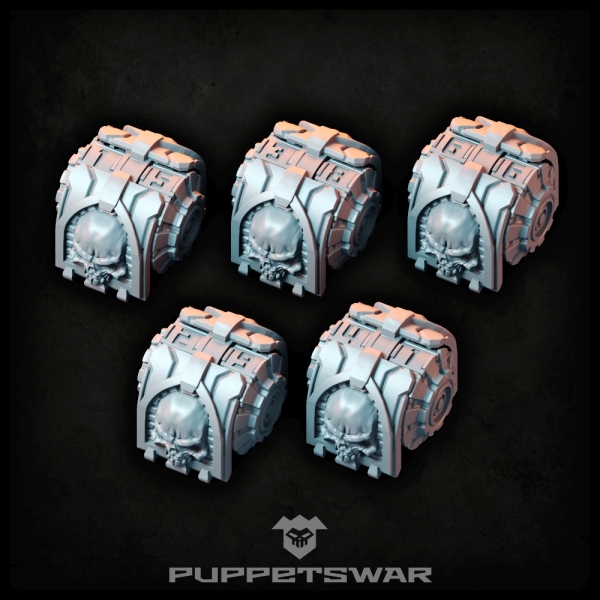 Puppetswar: Skull Counters (0-99) (5)