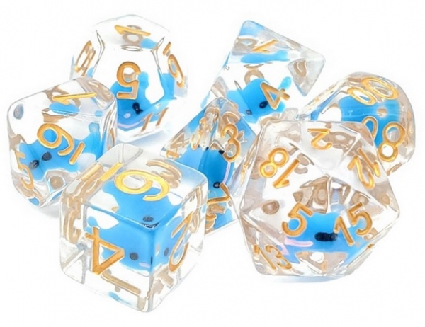 Old School RPG Dice Set: Animal Kingdom - Baby Whale (7)