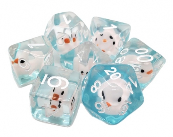 Old School RPG Dice Set: Animal Kingdom - Duckling Pond (7)