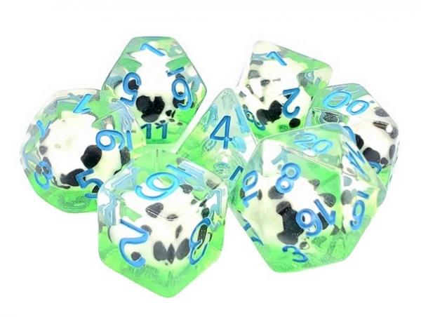 Old School RPG Dice Set: Animal Kingdom - Panda Party (7)