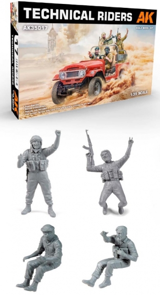 AK-Interactive: Technical Riders (1:35 scale)