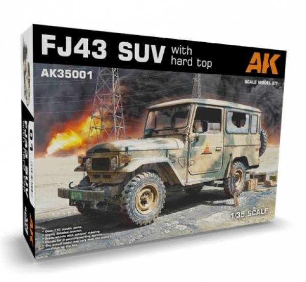 AK-Interactive: FJ43 SUV with Hard Top (1:35 scale)