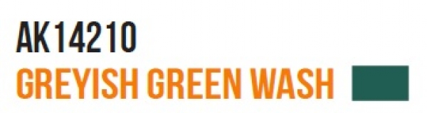 AK-Interactive: Greyish Green Wash 35ml