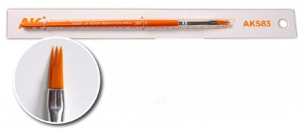 AK-Interactive: (Brushes)  COMB Weathering Brush #1