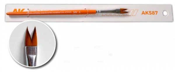 AK-Interactive: (Brushes) WHALE TAIL/RIBBON Weathering Brush