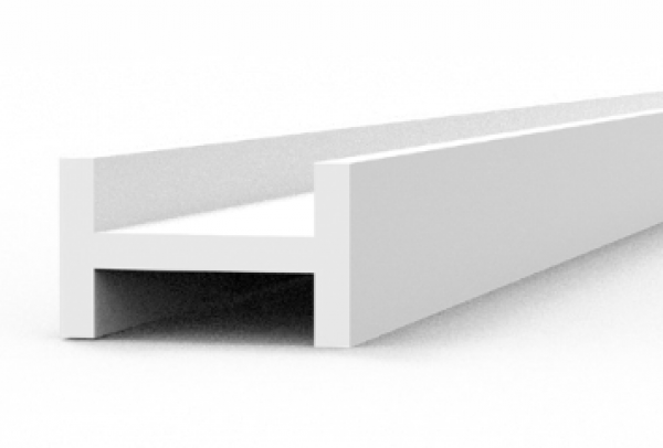 AK-Interactive: (Accessory)  Beams I-shape 1.5 x 1.2 x 350mm (x4) Styrene