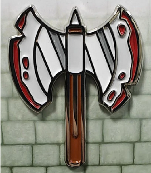 Role 4 Initiative Metal Enamel Pin: Barbarian