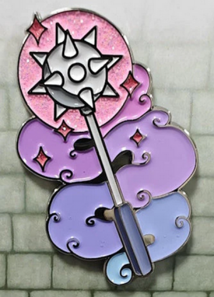 Role 4 Initiative Metal Enamel Pin: Cleric