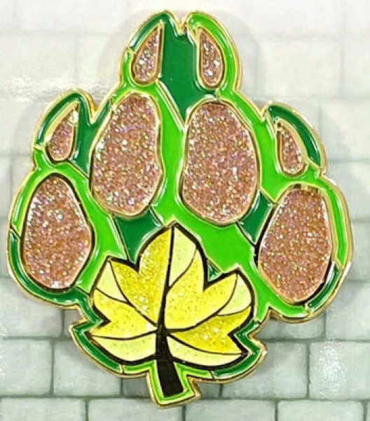 Role 4 Initiative Metal Enamel Pin: Druid