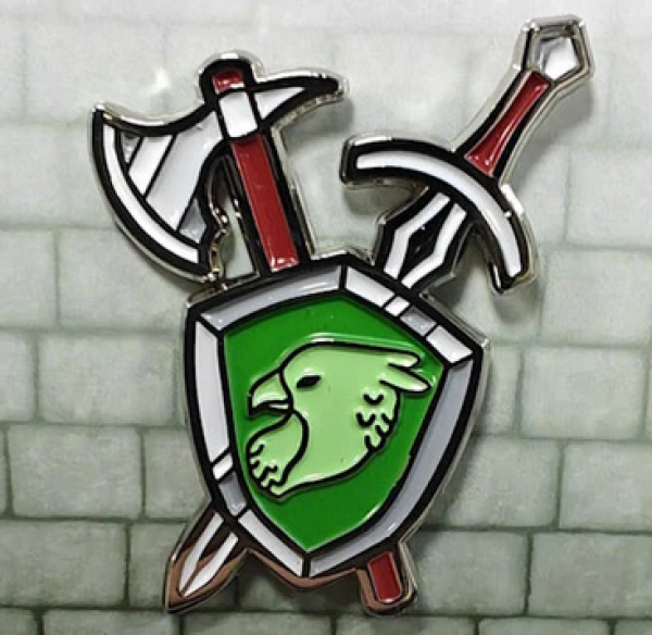 Role 4 Initiative Metal Enamel Pin: Fighter