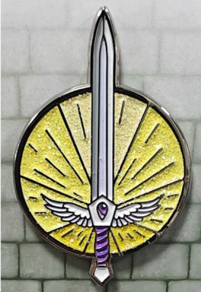 Role 4 Initiative Metal Enamel Pin: Paladin