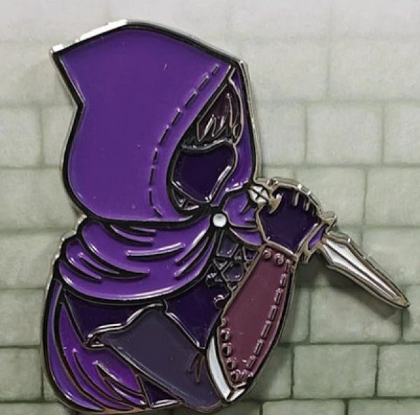 Role 4 Initiative Metal Enamel Pin: Rogue