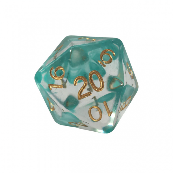 RPG Dice: XL size d20 - Diffusion Atlantis (1)