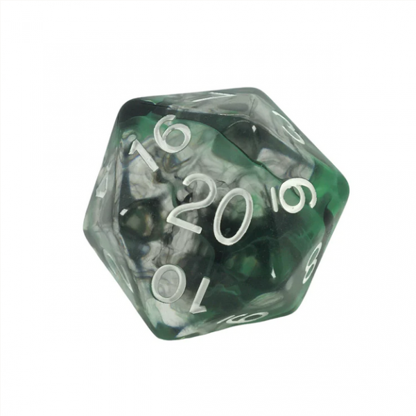 RPG Dice: XL size d20 - Diffusion Dark Forest (1)
