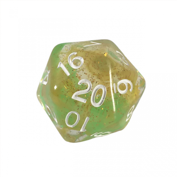 RPG Dice: XL size d20 - Diffusion Dragons Hoard (1)