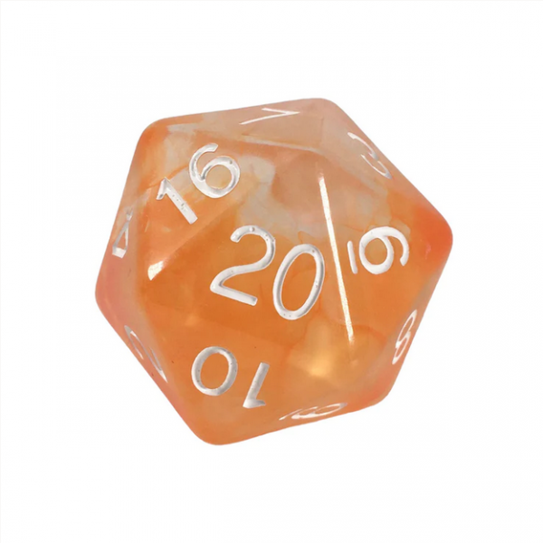RPG Dice: XL size d20 - Diffusion Koi Pond (1)