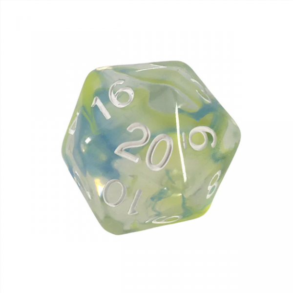 RPG Dice: XL size d20 - Diffusion Thunderbird (1)