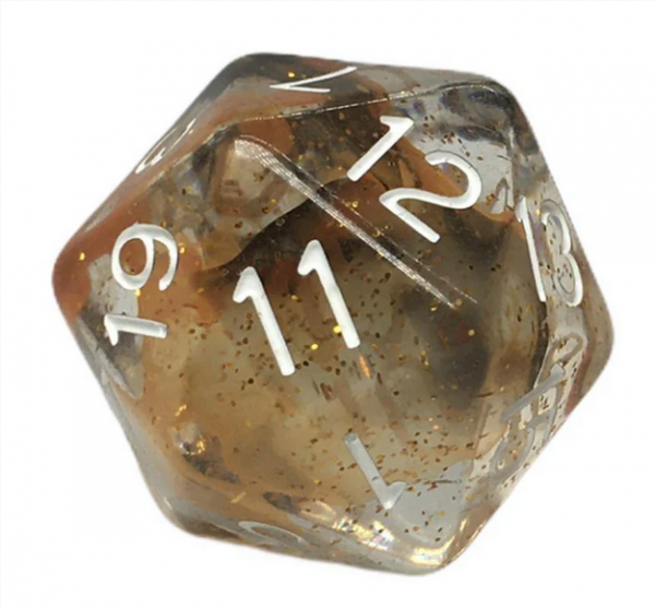 RPG Dice: XL size d20 - Diffusion Volcanic Blast (1)
